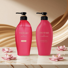 TSUBAKI Premium Moist Shampoo&Conditioner Set 17.3 fl oz (450 ml)