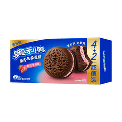 OREO SOFT SNACK CAKES (STRAWBERRY FLAVOR) 6p
