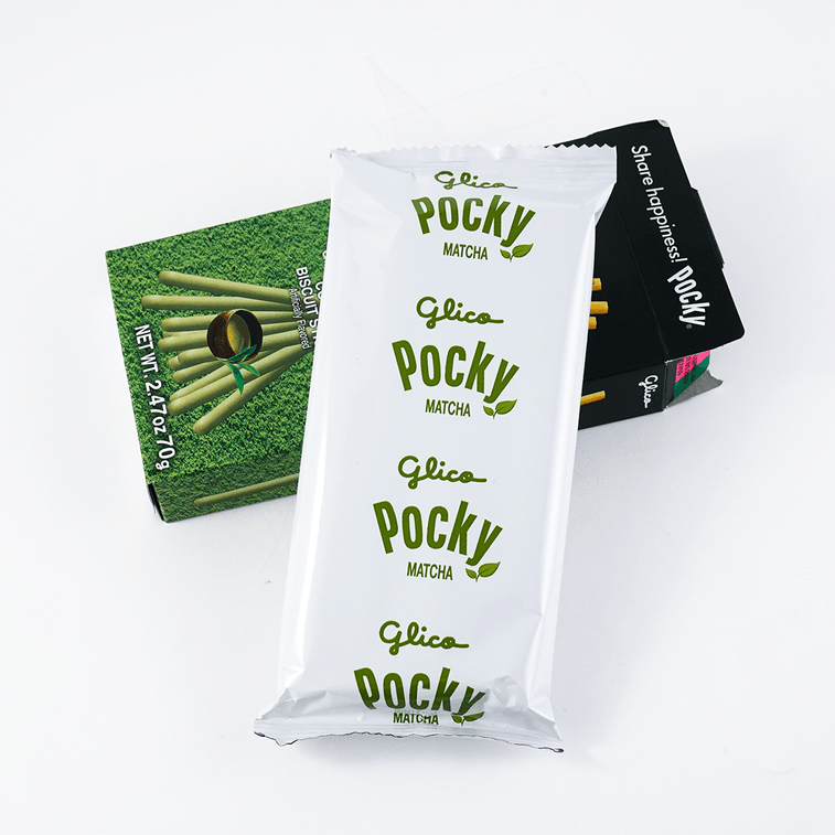 GLICO POCKY GREEN TEA