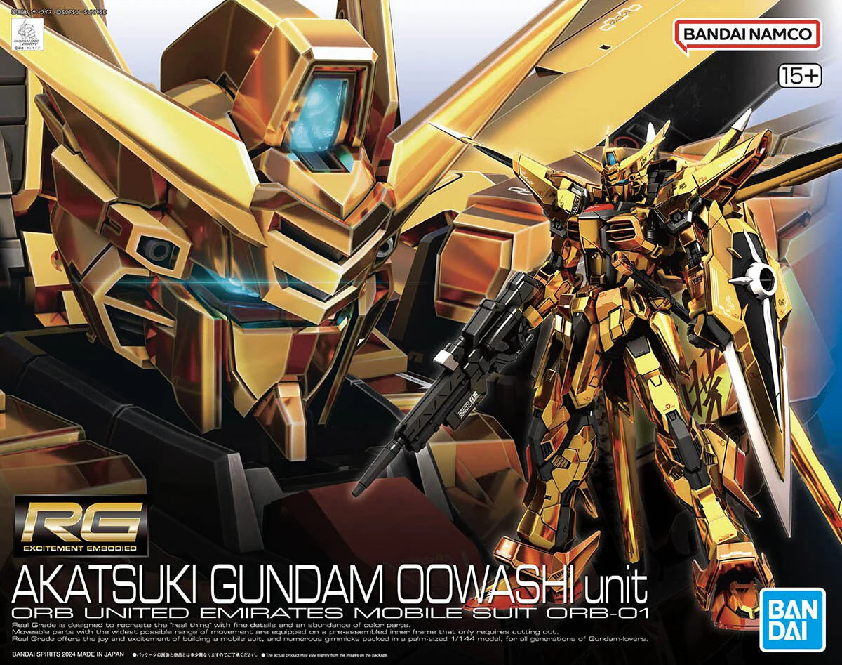 RG 1/144 Gundam SEED: Destiny - ORB-01 Akatsuki Gundam (Oowashi Unit)