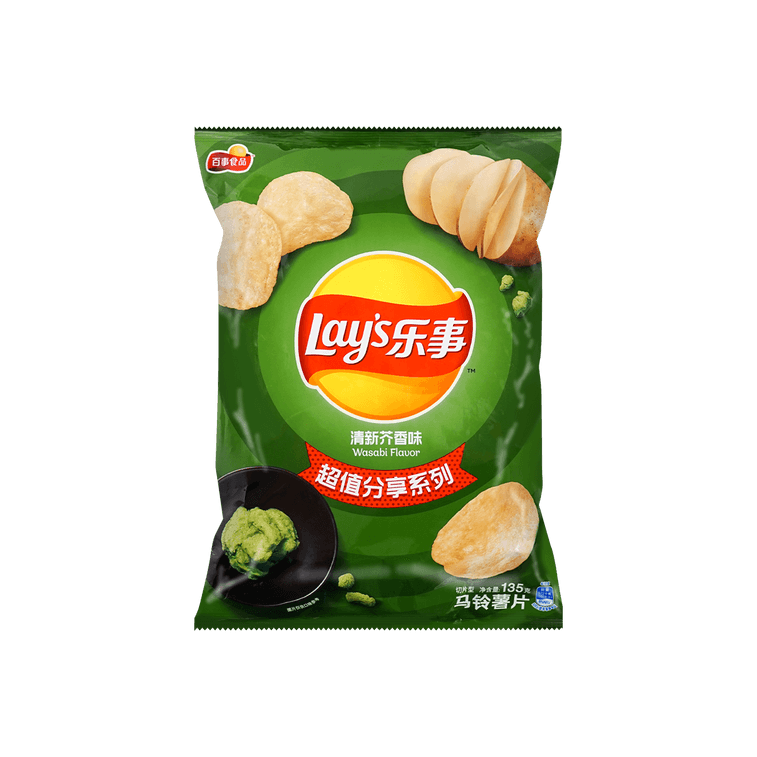 LAY'S POTATO CHIPS Wasabi FLAVOR (L) 135g
