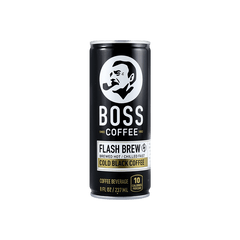 BOSS FLASH BREW COLD BLACK COFFEE