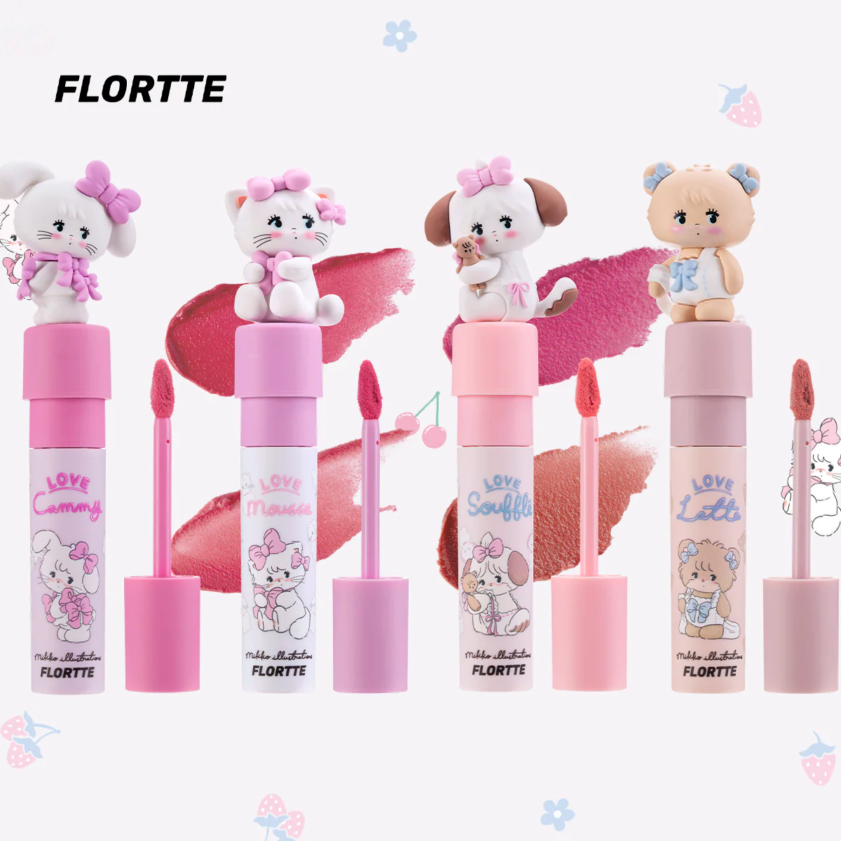 Flortte Love mousse lip gloss 02