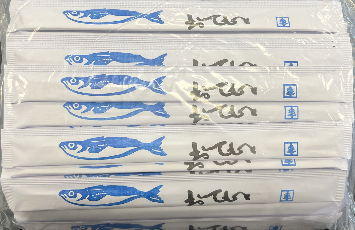 MS-BLUEFISH BAMBOO CHOPSTICKS (Case)