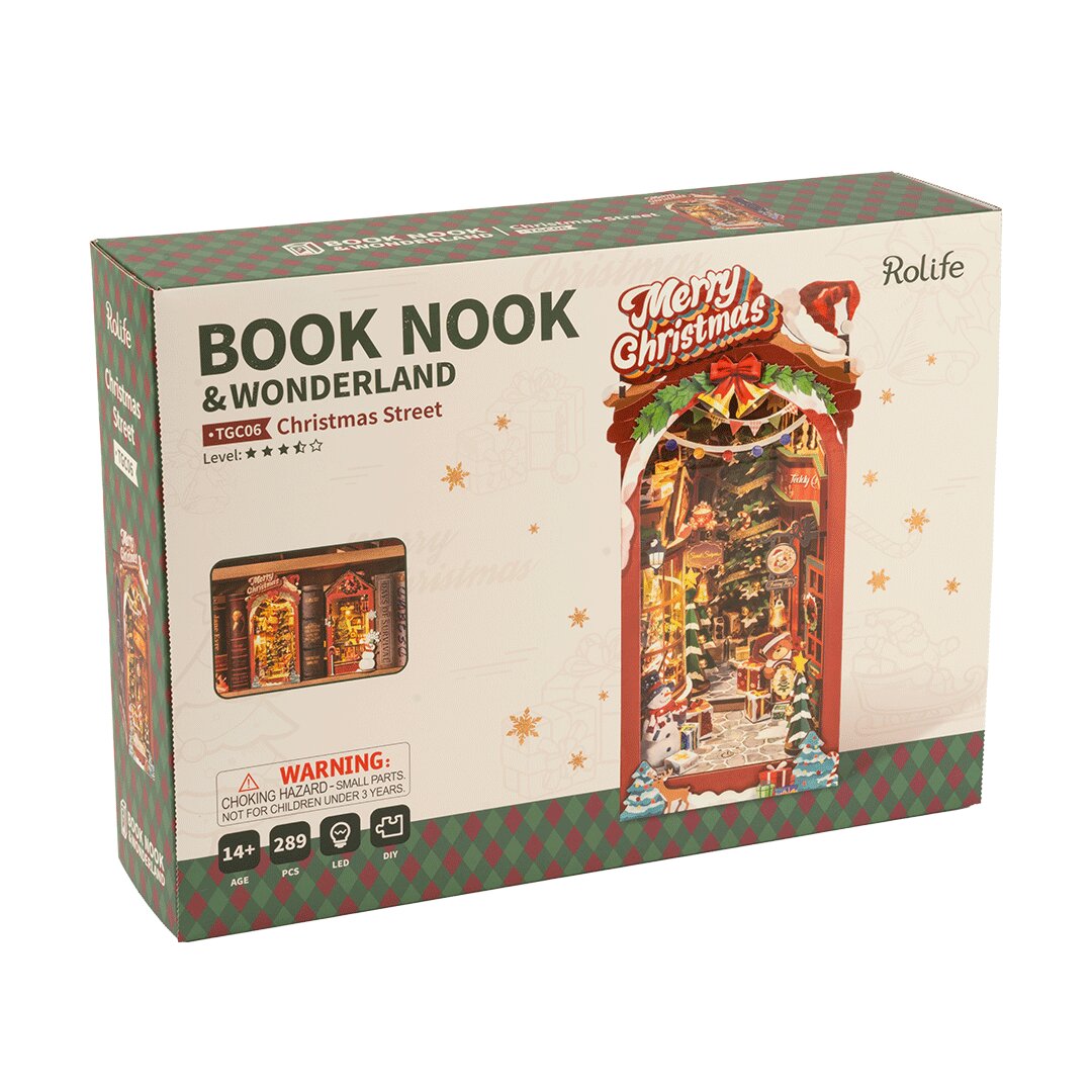 Rolife DIY Book Nook - Christmas Street TGC06