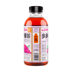 DUO DUO LEMON TEA (SUMMER BLACK GRAPE FLAVOR) FRUIT FLAVOR TEA SOFT DRINK 500ML