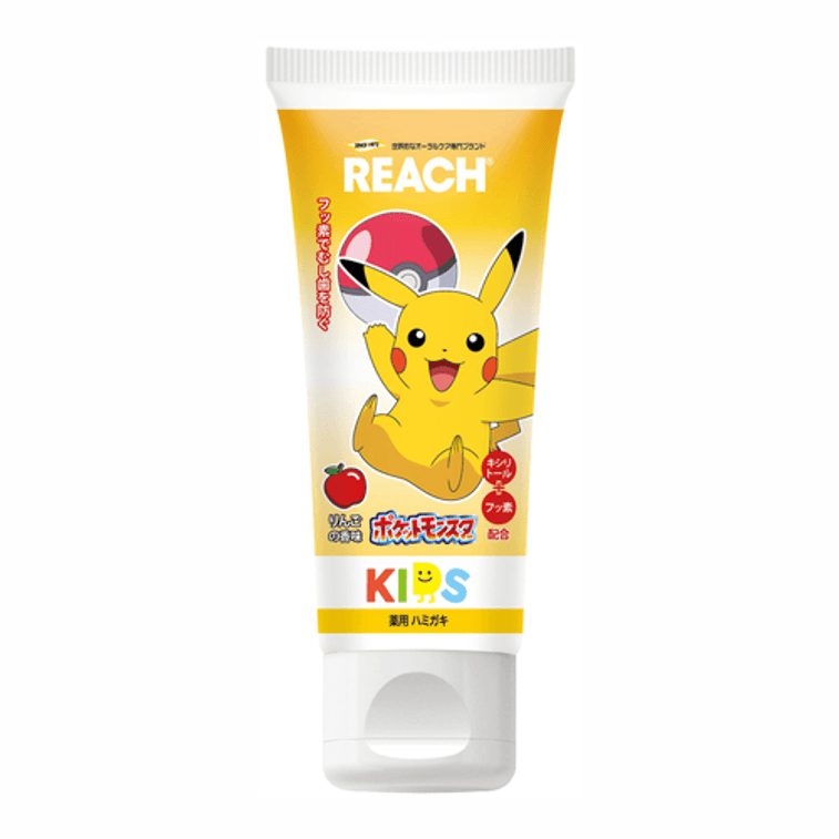 REACH KIDS TOOTHPASTE PIKACHU APPLE