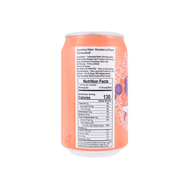 OCEAN BOMB SAILOR MOON STRAWBERRY SPARKLING WATER 330 ml
