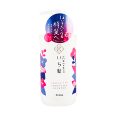 KRACIE ICHIKAMI SMOOTHING SHAMPOO PUMP,480ML