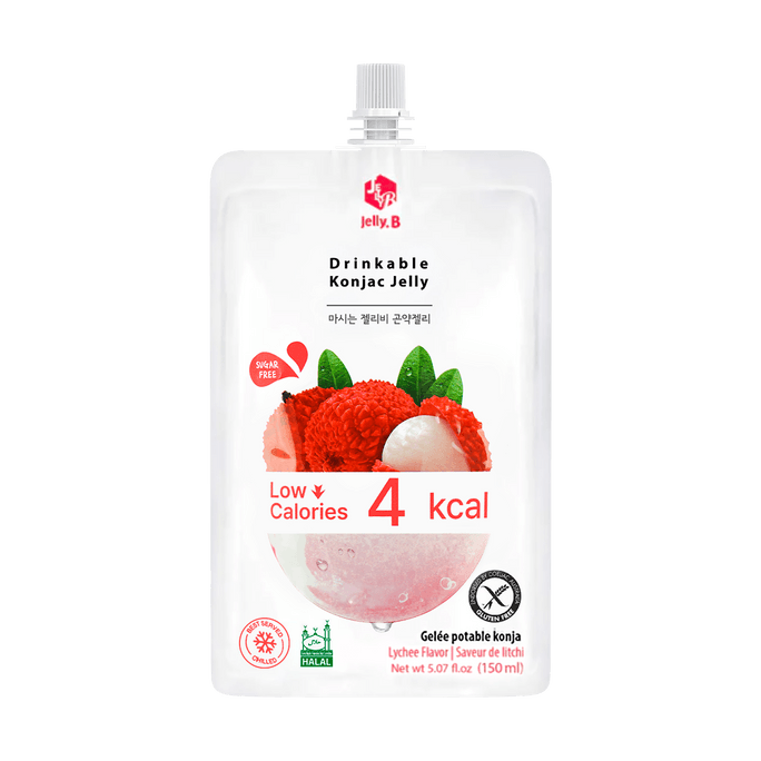 JELLY B KONJAC JELLY DRINK (Lychee) 5.07 oz