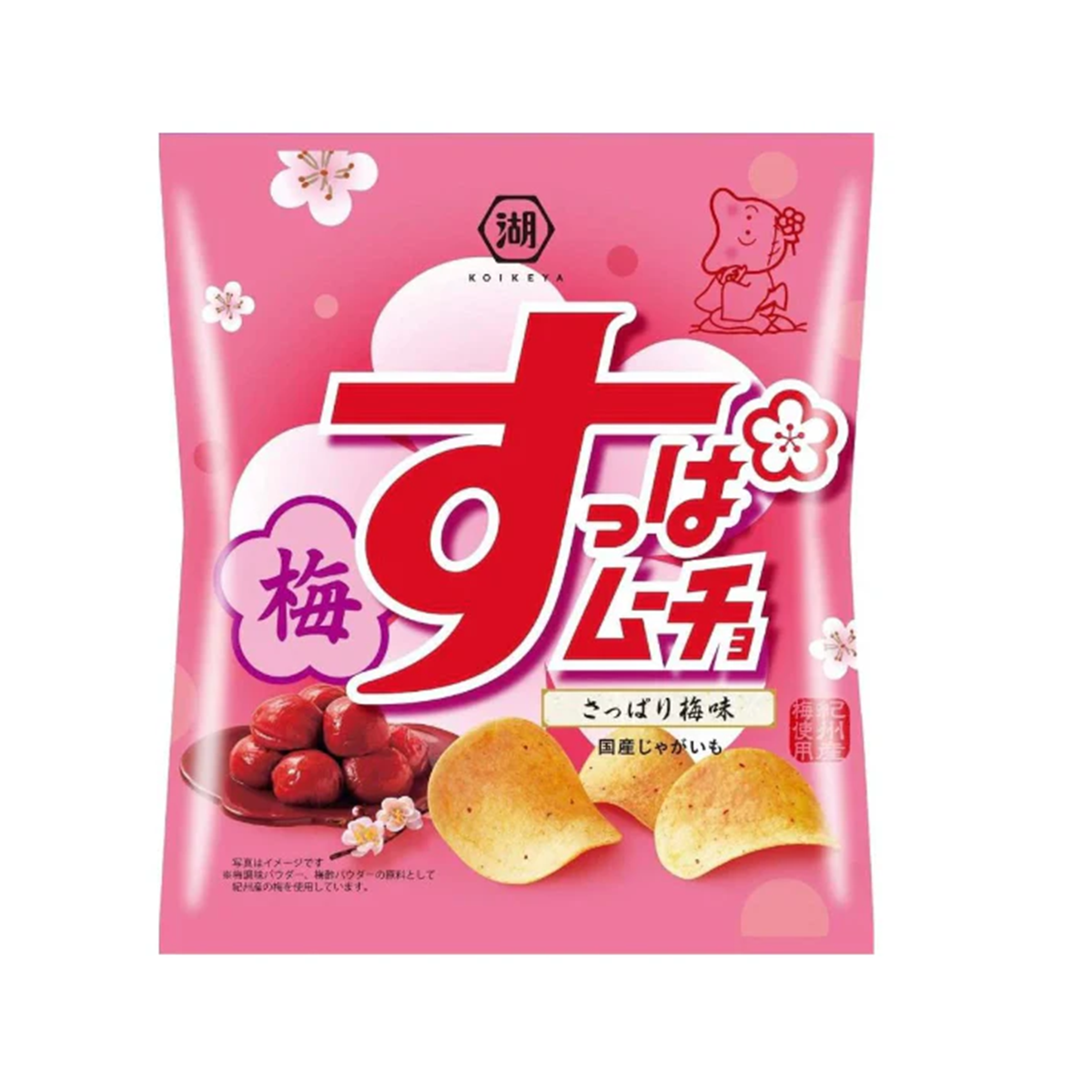 KOIKEYA POTATO CHIPS SUPPA MOOCHO-PLUM (UME)