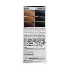Hello Bubble Hair Dye, Easy Hair Coloring, 3.52oz. #4B Whale Deep Blue [2 Boxes of Medium-Long Hair Value Pack]
