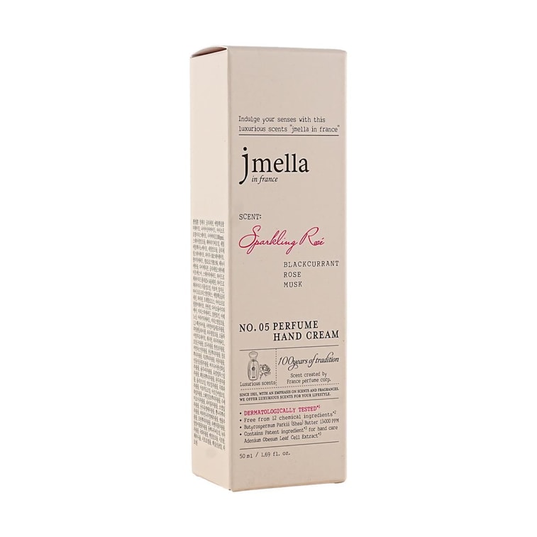 Jmella in france: Blackcurrant Rose Musk No. 05 Hand Cream Perfume