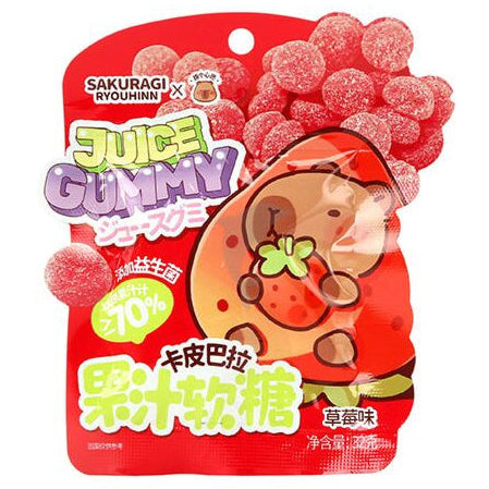 SAKURAGI RYOUHINN CAPYBARA GUMMY STRAWBERRY FLAVOR