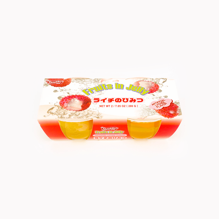 SHIRAKIKU Jelly Cup Lychee Flavor 2 Cups 400g