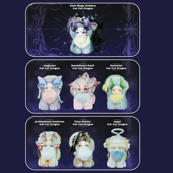 Fantasy creature magic academy plush blind box series