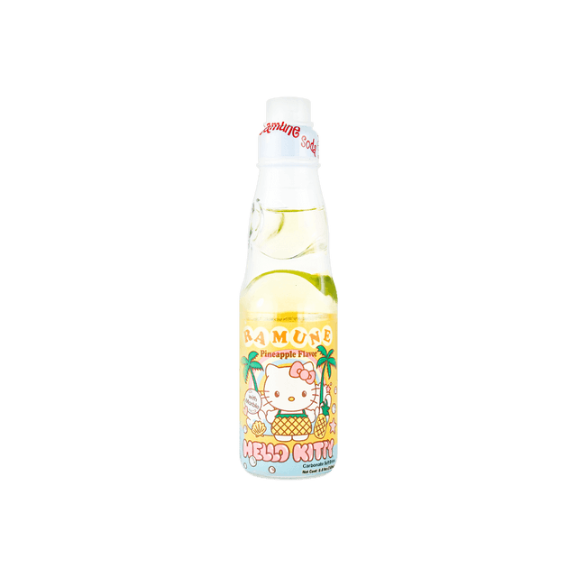 HELLO KITTY RAMUNE DRINK PINEAPPLE 6oz