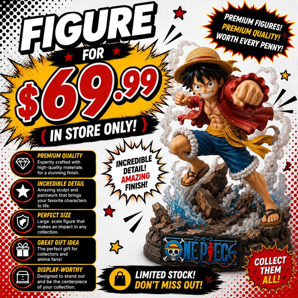 FIGURE FOR $69.99 (IN STORE ONLY)
