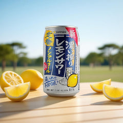 Deep Squeezed Sour Rich Lemon Non Alcohol Soft Drink 11.83 fl oz