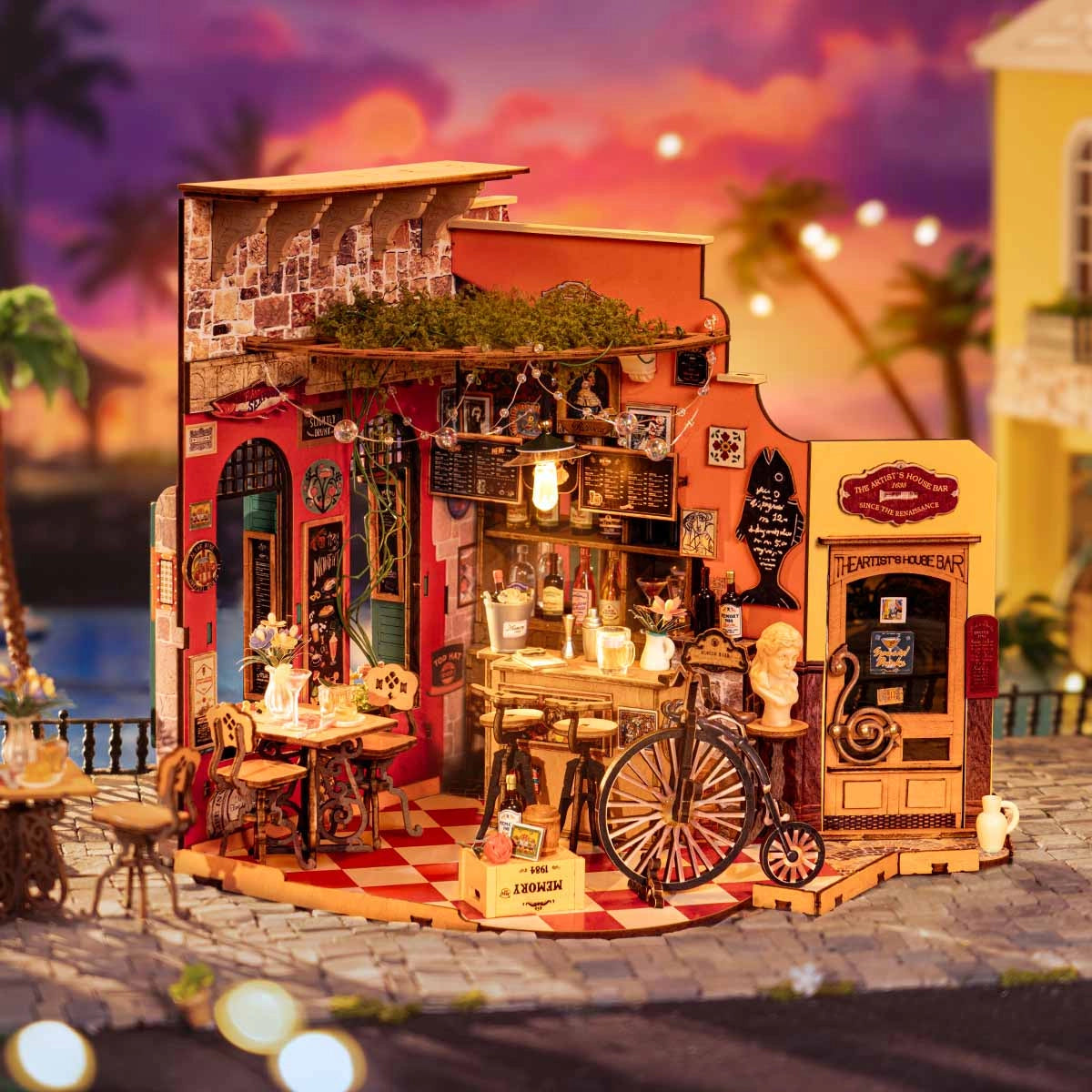 Rolife DIY Miniature House - Cheers Bar & Dining DG173