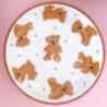 Fluffy bear plate S