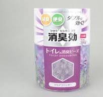 Toilet deodorant beads Clear Lavender