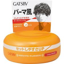 Mandom GATSBY Moving Rubber Loose Shuffle Hair Wax 80g