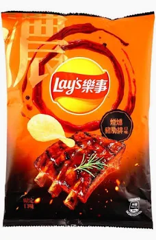 LAY'S POTATO CHIPS- SMOKED PORK RIB FLAVOR 1.2 oz