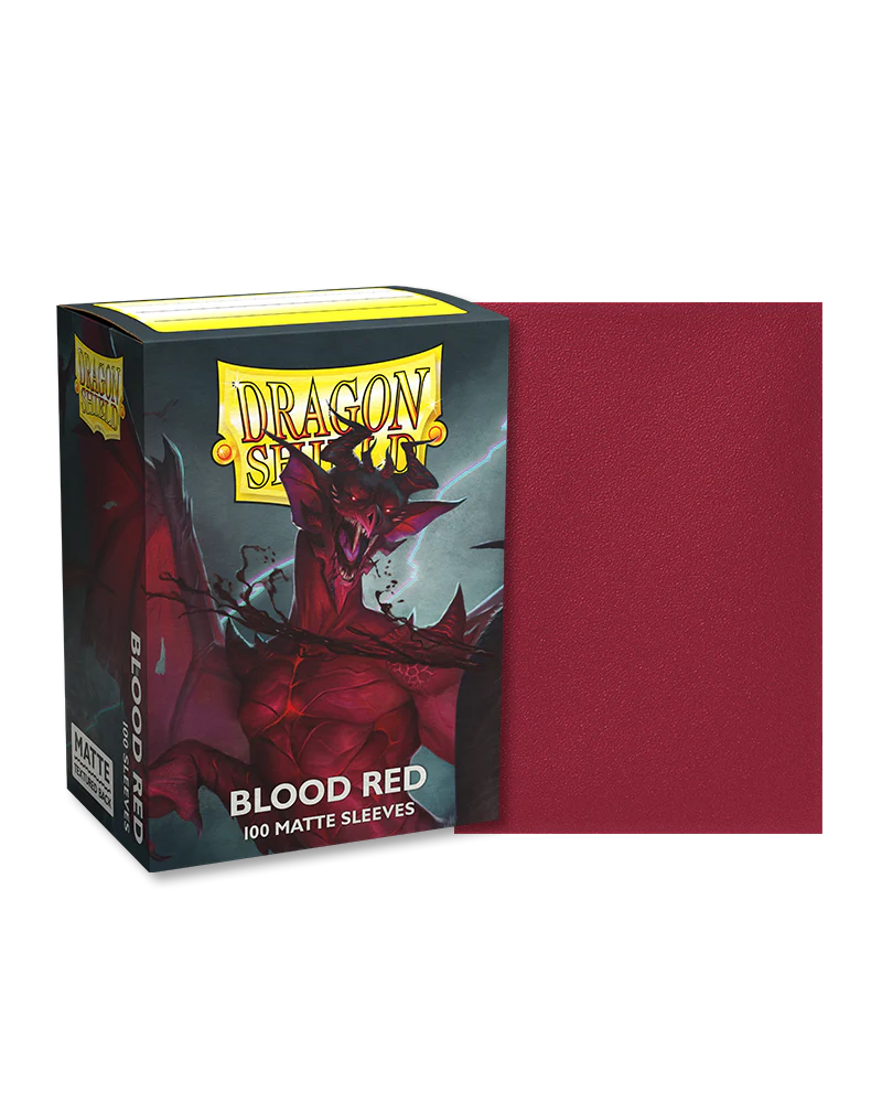 Dragon Shield Sleeves Blood Red Matte Standard