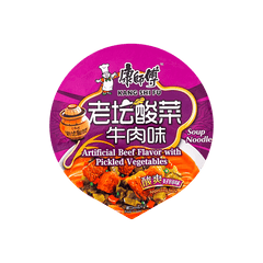 Master Kong Noodle Bowl: Beef with Chinese Pickled Vegetables
