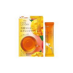 AGF BLENDY CAFE LATORY STICK MANGO ORANGE TEA 7p 45.5G