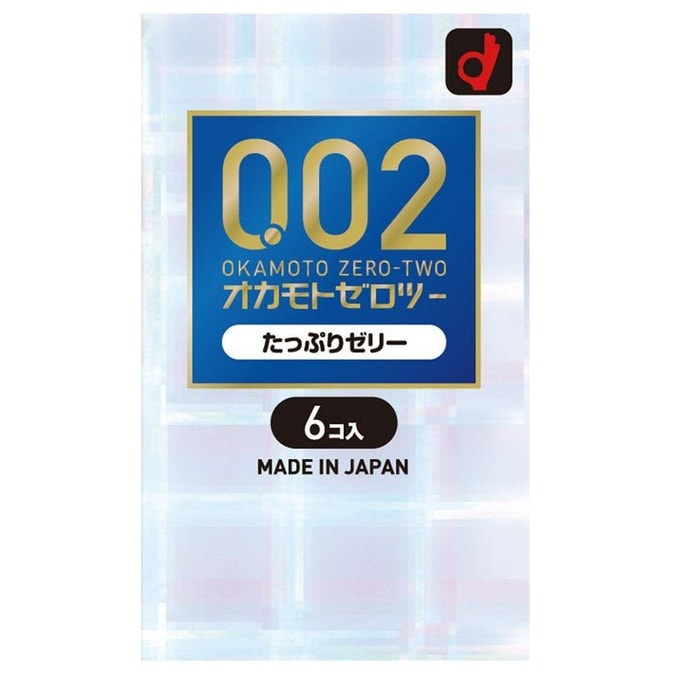 OKAMOTO 0.02 Condoms Jelly double 6pcs