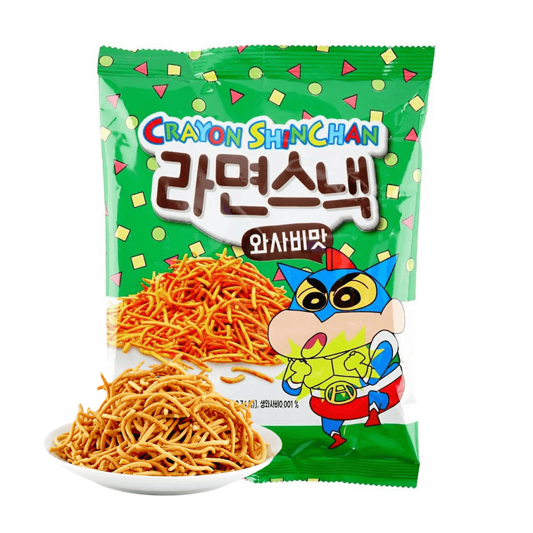 Sale!!! CRAYON SHINCHAN NOODLE SNACK (WASABI FLAVOR) 90g