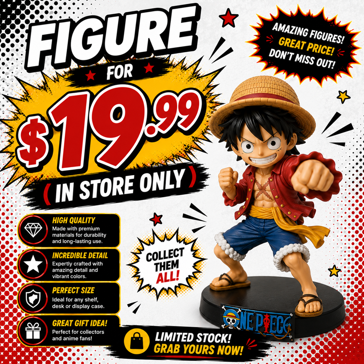 FIGURE FOR $19.99 (IN STORE ONLY)