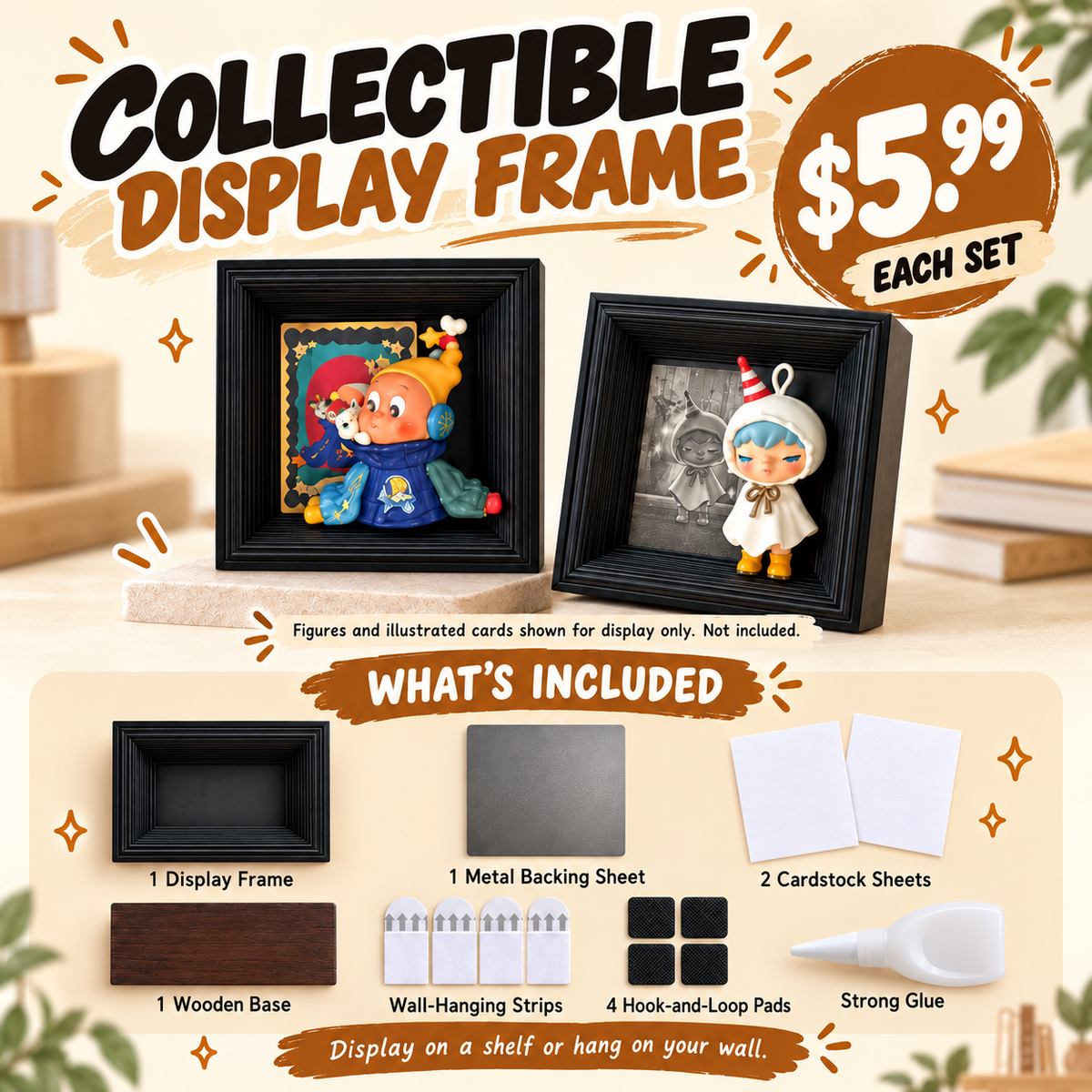 MAKOTO Blind Box Display Frame DIY Set