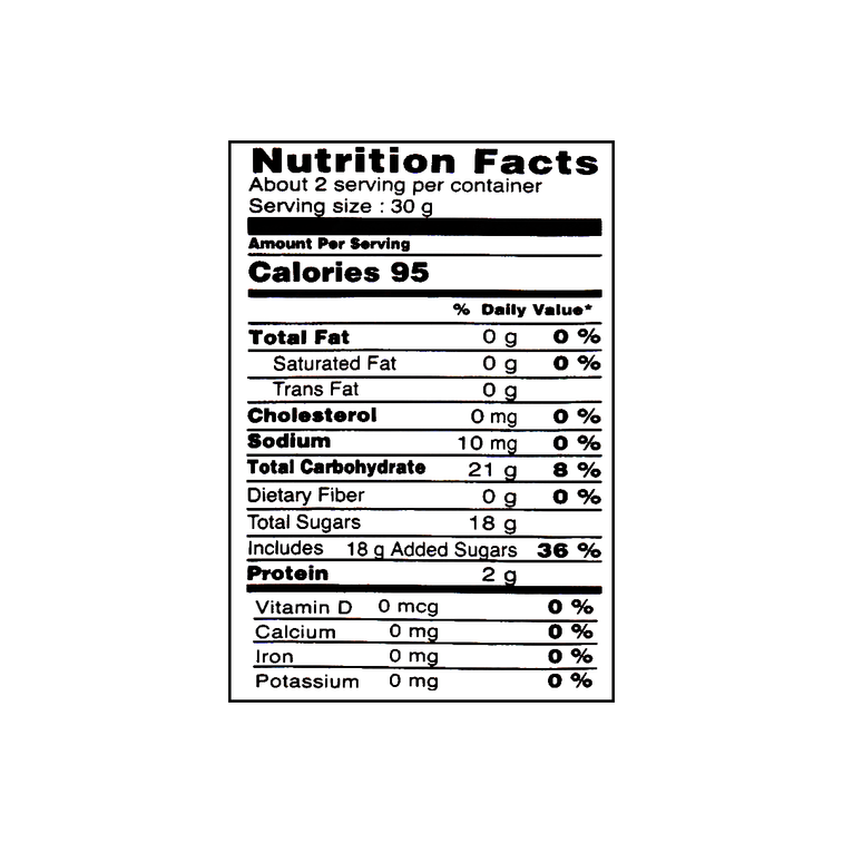 O'Jelly Peach Jelly Gummy Candy, 2.33oz