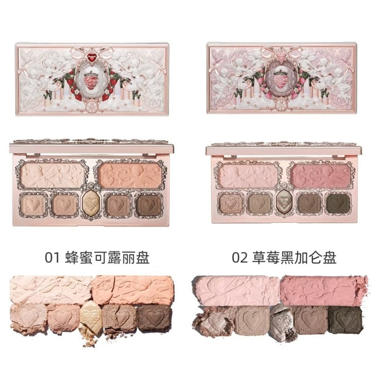 FLOWER KNOWS  Strawberry Cupid Makeup Palette Color – 02 Blackcurrant