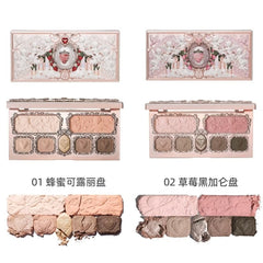 FLOWER KNOWS  Strawberry Cupid Makeup Palette Color – 02 Blackcurrant