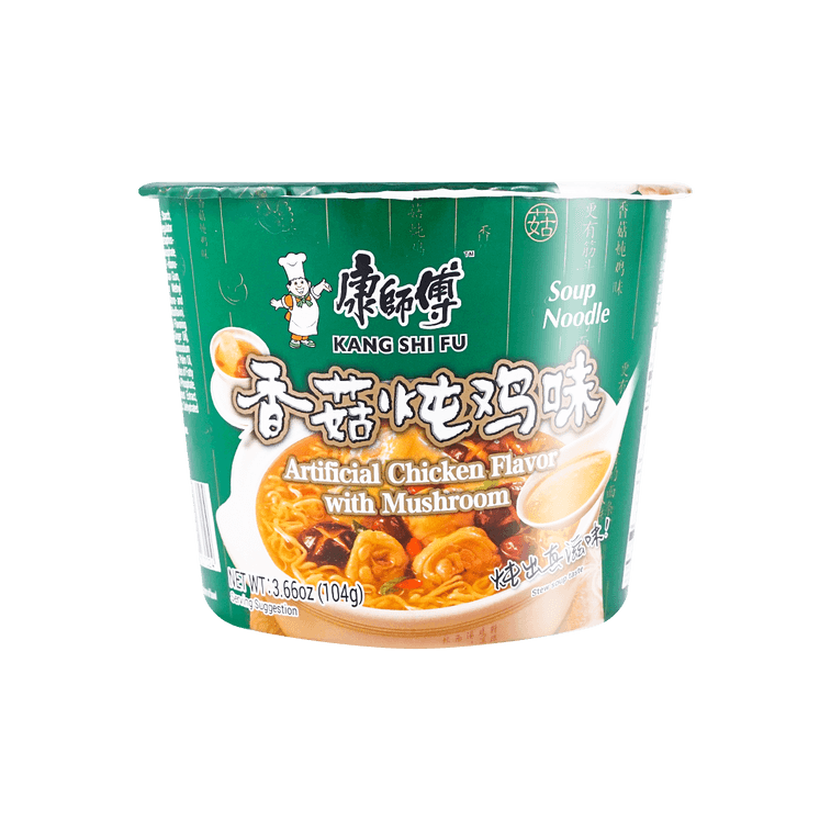 MASTER KONG Chicken & Mushroom Noodle Soup - Instant Noodles, 3.66oz