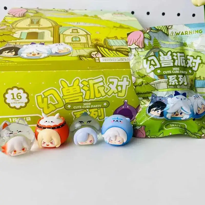 Genshin Impact Mini Cute Cubs Party – Blind Box Surprey
