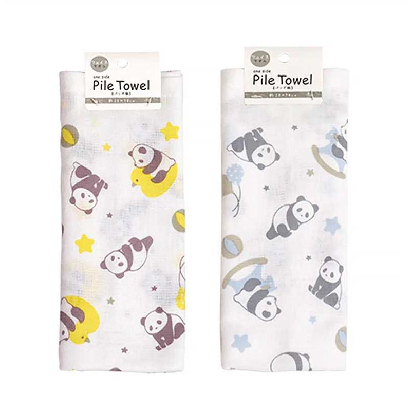 Single-sided pile face towel panda