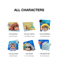 POP MART CRYBABY Cry Me An Ocean Fridge Magnet Series Blind Box