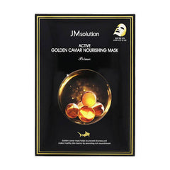 JM SOLUTION ACTIVE GOLDEN CAVIAR NOURISHING MASK Prime 10pcs