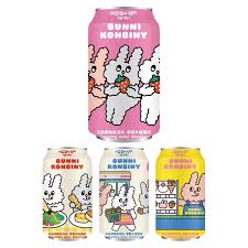 HIGH UP JAPANESE SPARKLING WATER - STRAWBERRY DAIFUKU FLAVOR(BUNNI KONBINY)