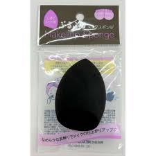 Purupuru makeup sponge black