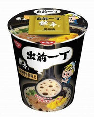 NISSIN DEMAE ICCHO INSTANT RAMEN NOODLES CUP BLACK GARLIC OIL TONKOTSU FLAVOR