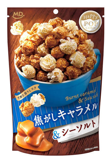 MD HAPPY POPCORN - CARAMEL & SEA SALT (S) 45g