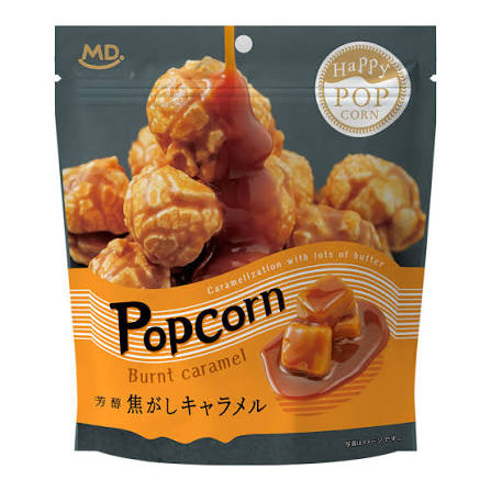 MD HAPPY POPCORN - BURNT CARAMEL (L)