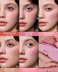 Flower knows Shell's Jewel Silk Satin Blush 05 Strawberry Bubble
