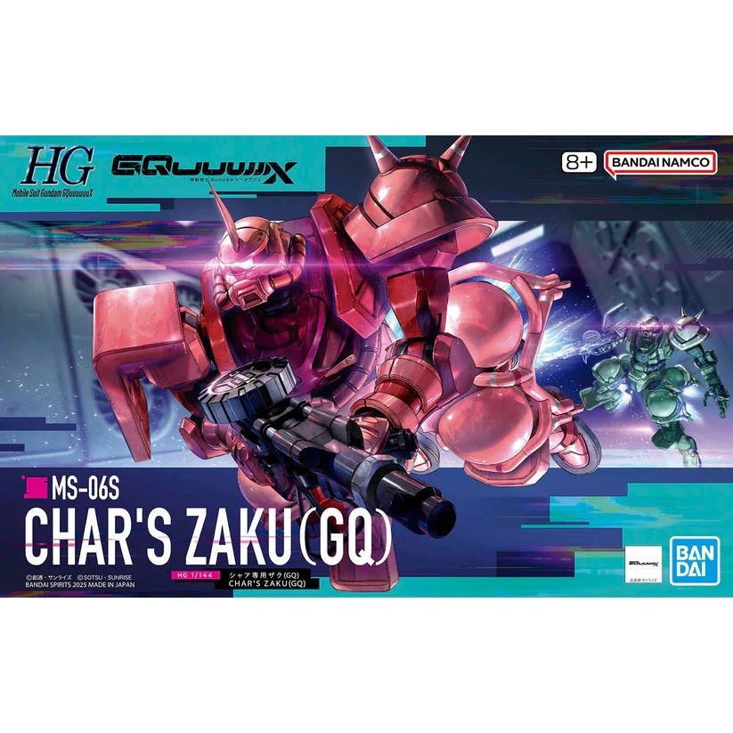 HG 1/144 Char's Custom Zaku (GQ)